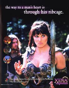 Xena: Warrior Princess - Advertisement Flyer - Front Image