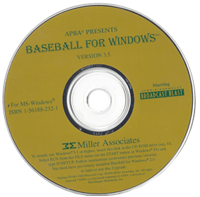 APBA presents: Baseball for Windows - Disc Image