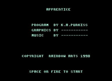 Apprentice - Screenshot - Game Title Image