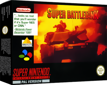 Garry Kitchen's Super Battletank: War in the Gulf  - Box - 3D Image