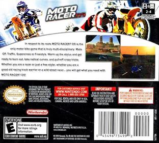 Moto Racer DS - Box - Back Image