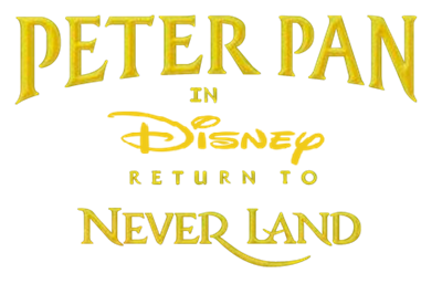 Disney's Peter Pan in Return to Never Land - Clear Logo Image