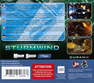 Sturmwind - Box - Back Image