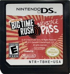 Big Time Rush: Backstage Pass - Cart - Front Image