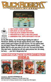Buck Rogers: Planet of Zoom - Box - Back Image