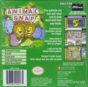 Animal Snap: Rescue Them 2 by 2 - Box - Back Image