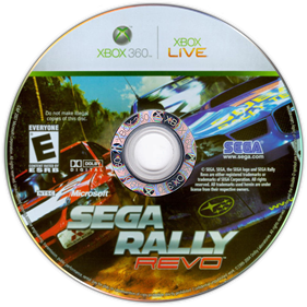 Sega Rally Revo - Disc Image