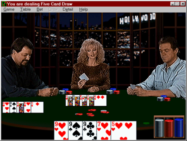 Multimedia Celebrity Poker - Screenshot - Gameplay Image
