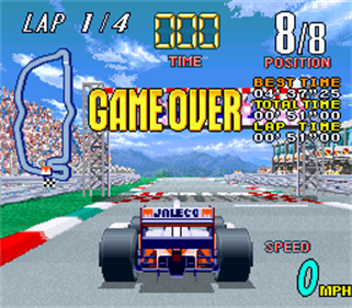 Grand Prix Star - Screenshot - Game Over Image
