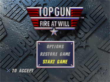 Top Gun: Fire at Will! - Screenshot - Game Title Image
