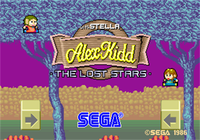 Alex Kidd: The Lost Stars - Screenshot - Game Title Image