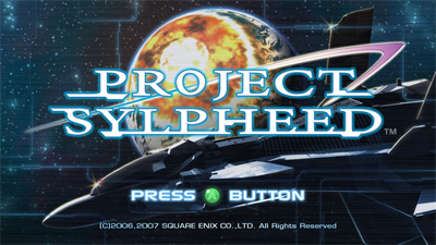Project Sylpheed - Screenshot - Game Title Image