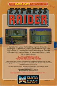 Express Raider - Box - Back Image