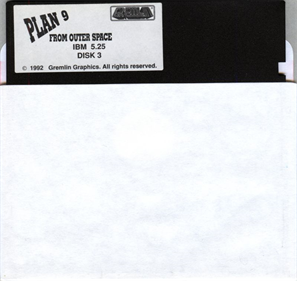 Plan 9 From Outer Space - Disc Image