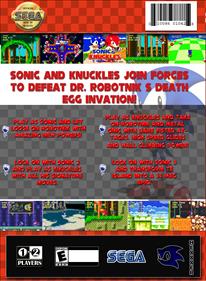 Sonic & Knuckles - Fanart - Box - Back
