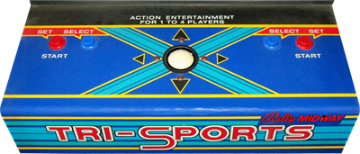 Tri-Sports - Arcade - Control Panel Image