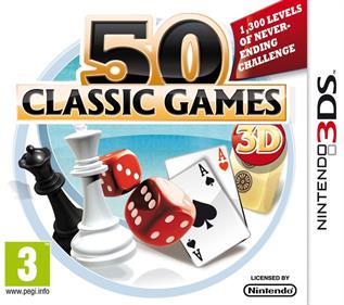 50 Classic Games 3D - Box - Front Image