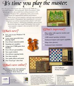 Chessmaster 5000 - Box - Back Image