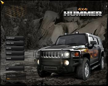 4x4 Hummer - Screenshot - Game Select