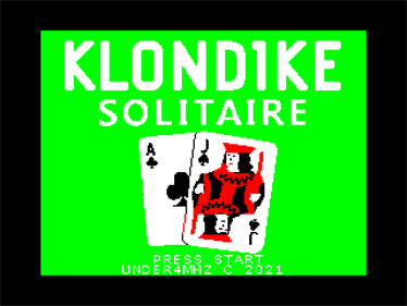 Klondike Solitaire - Screenshot - Game Title Image