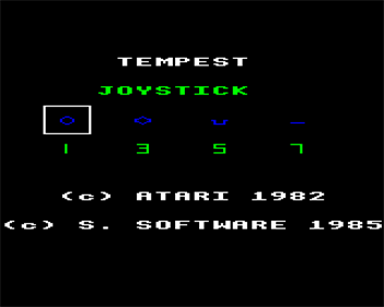 Tempest - Screenshot - Game Select Image