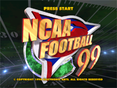 NCAA Football 99 - Screenshot - Game Title Image