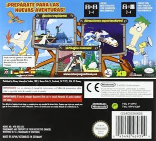 Phineas and Ferb: Ride Again - Box - Back Image