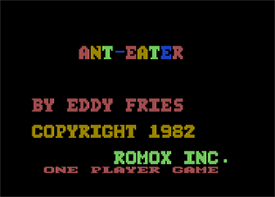 Anteater - Screenshot - Game Title Image