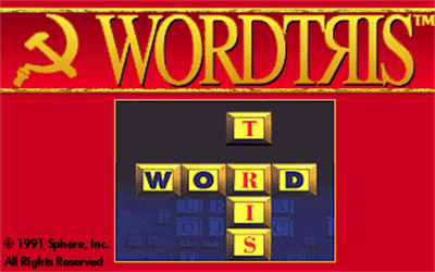 Wordtris - Screenshot - Game Title Image
