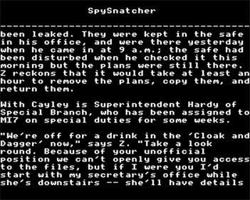 Spy Snatcher - Screenshot - Gameplay Image