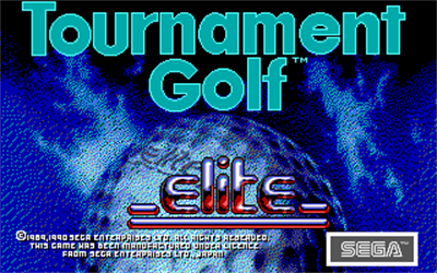 Tournament Golf - Screenshot - Game Title Image