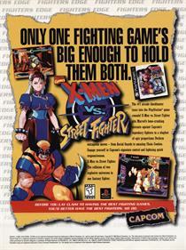 X-Men vs. Street Fighter - Advertisement Flyer - Front Image