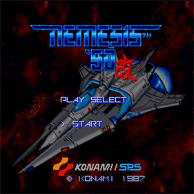 Nemesis '90 Kai - Screenshot - Game Title Image