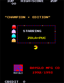 Ms. Pacman Champion Edition - Screenshot - Game Title Image