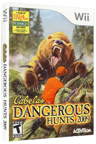 Cabela's Dangerous Hunts 2009 - Box - 3D Image
