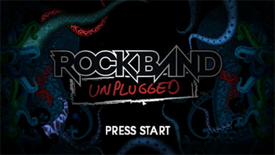 Rock Band Unplugged - Screenshot - Game Title Image