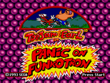 ToeJam & Earl in Panic on Funkotron - Screenshot - Game Title Image