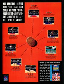 ESPN NBA Hangtime '95 - Advertisement Flyer - Front Image