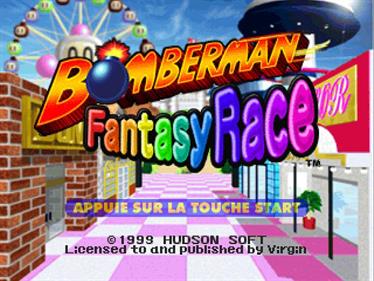 Bomberman Fantasy Race - Screenshot - Game Title Image