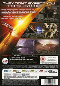 Mass Effect 2 - Box - Back Image