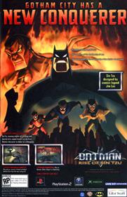 Batman: Rise of Sin Tzu - Advertisement Flyer - Front Image