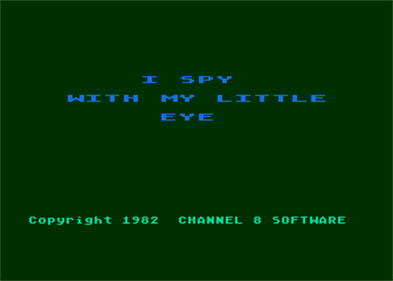 I Spy for Kids - Screenshot - Game Title Image