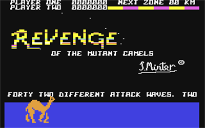 Revenge of the Mutant Camels - Screenshot - Game Title Image
