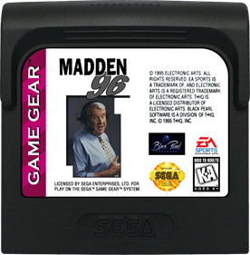 Madden 96 - Cart - Front Image