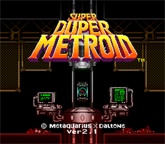 Super Duper Metroid - Screenshot - Game Title Image