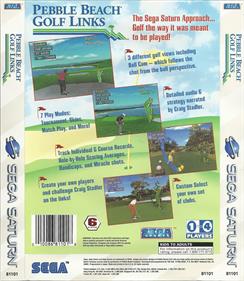 Pebble Beach Golf Links - Box - Back Image