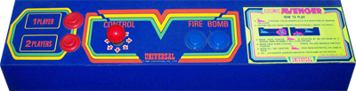 Cosmic Avenger - Arcade - Control Panel Image