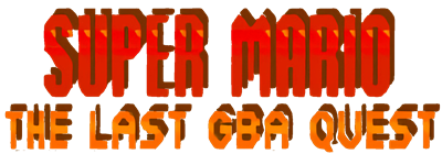 Super Mario: The Last GBA Quest - Clear Logo Image
