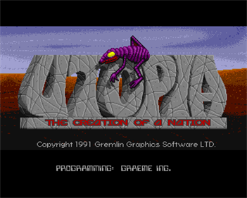 Utopia: The New Worlds - Screenshot - Game Title Image