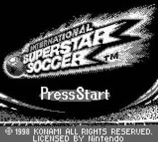 International Superstar Soccer - Screenshot - Game Title Image